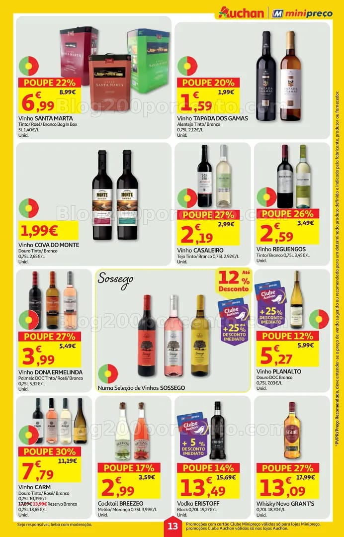 Antevisão Folheto MINIPREÇO - AUCHAN Promoções de 30 abril a 6 maio